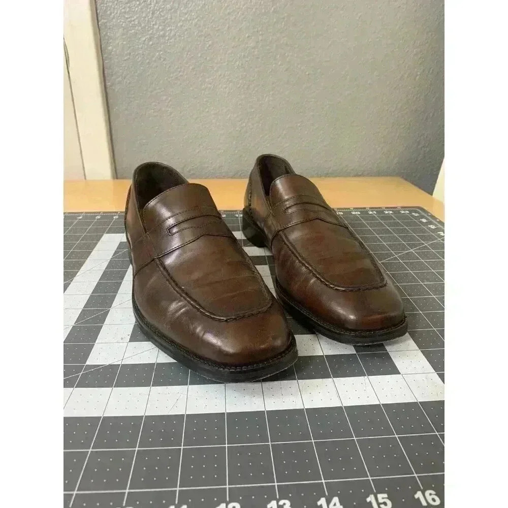 Cole Haan Brown Leather Penny Loafers